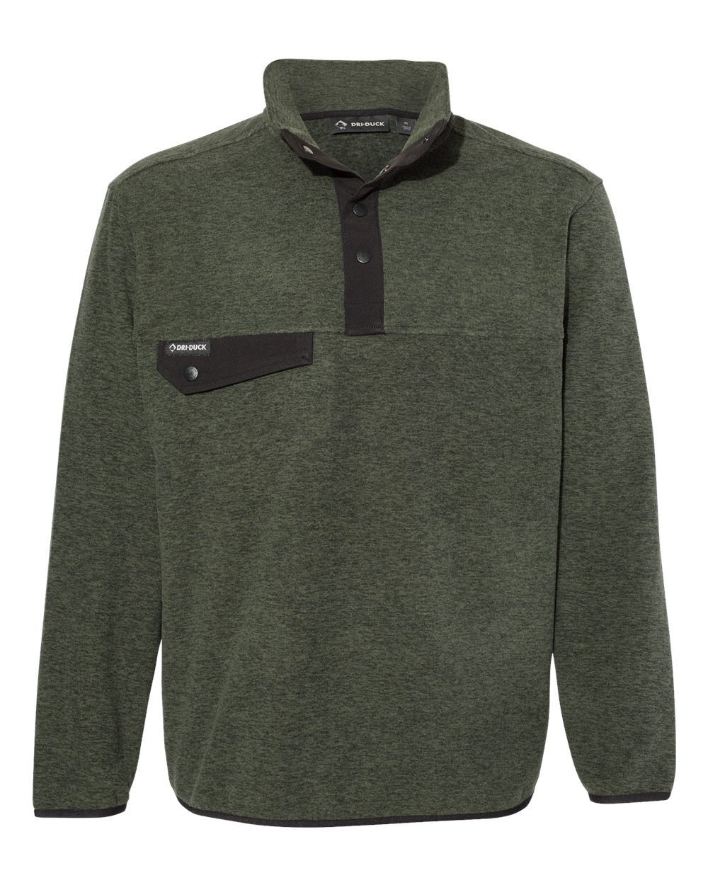 Front View of Fatigue Denali Mountain Fleece Pullover - 7352