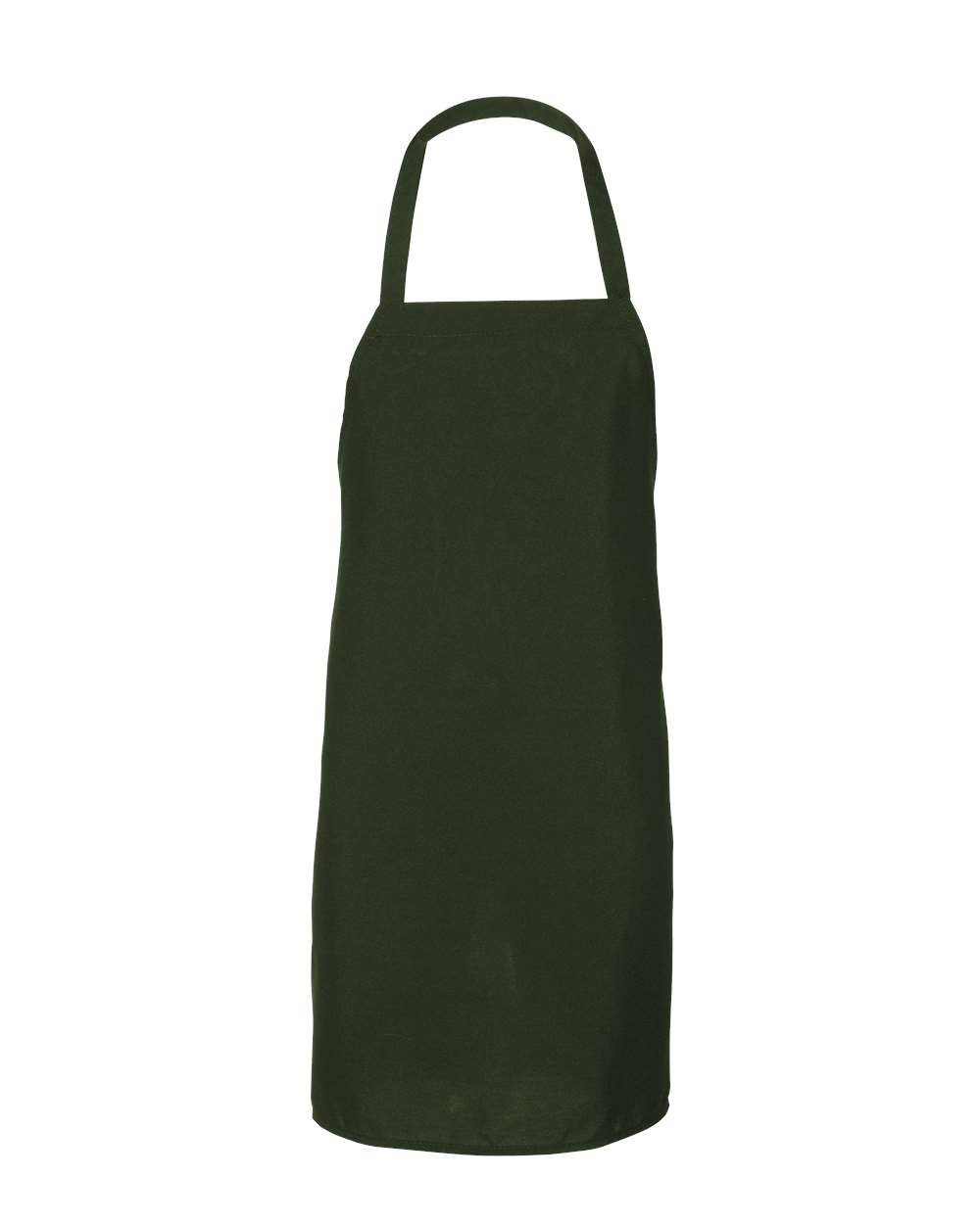 Front View of Forest Bib Apron - Q4010