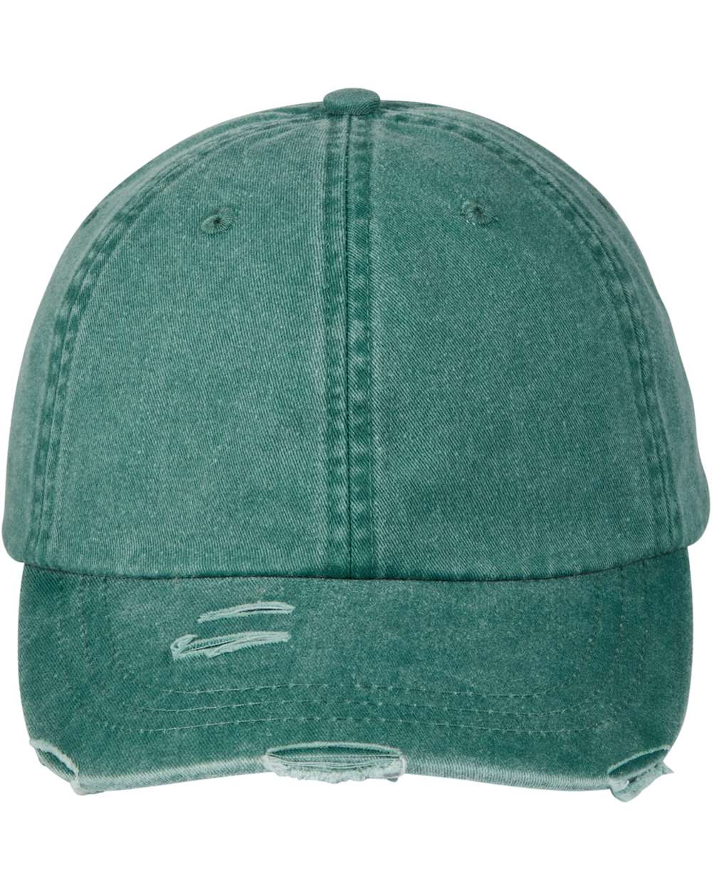 Front View of Forest Classic Pigment Distressed Cap - LP108