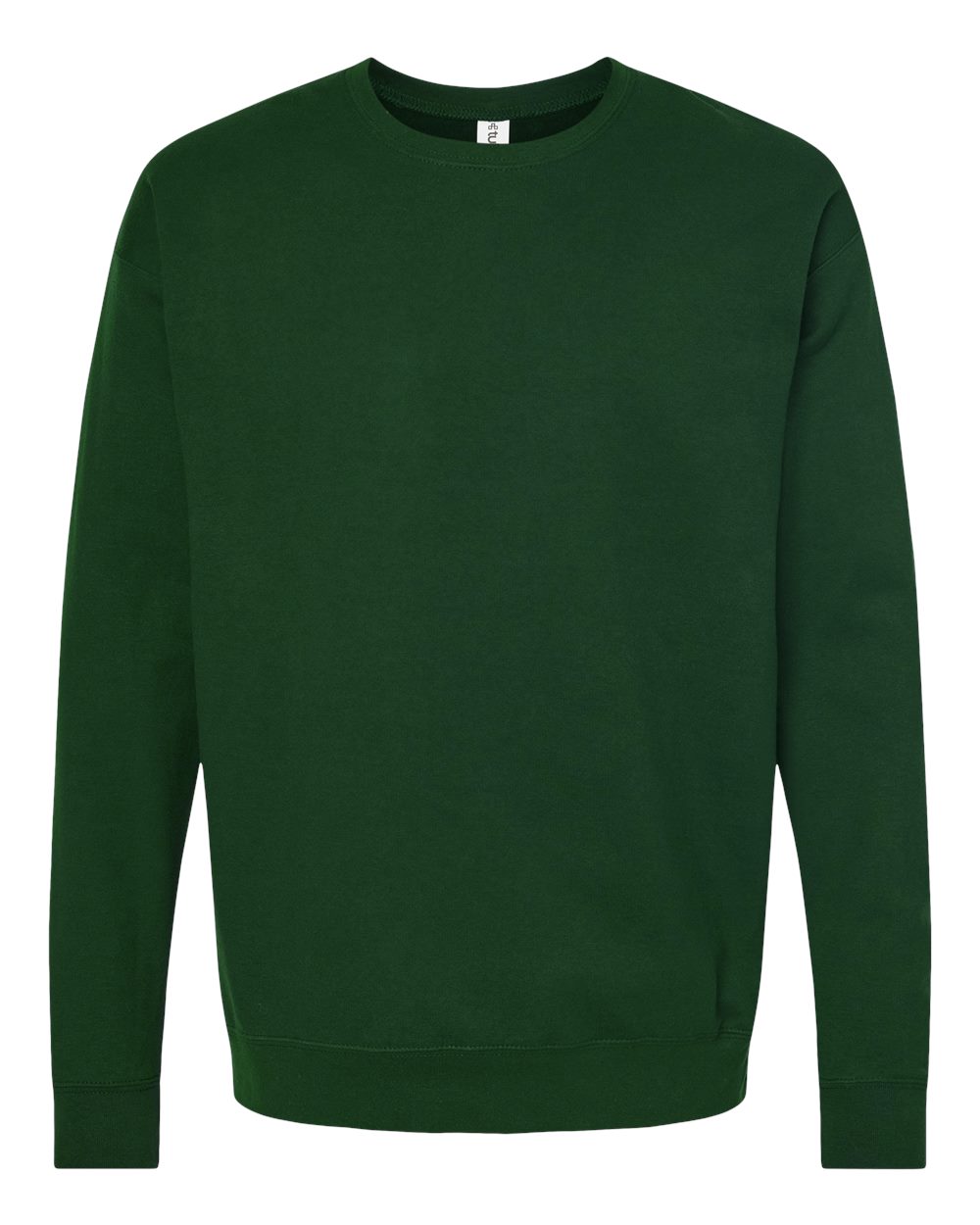 Front View of Forest Fleece Crewneck Sweatshirt - 340