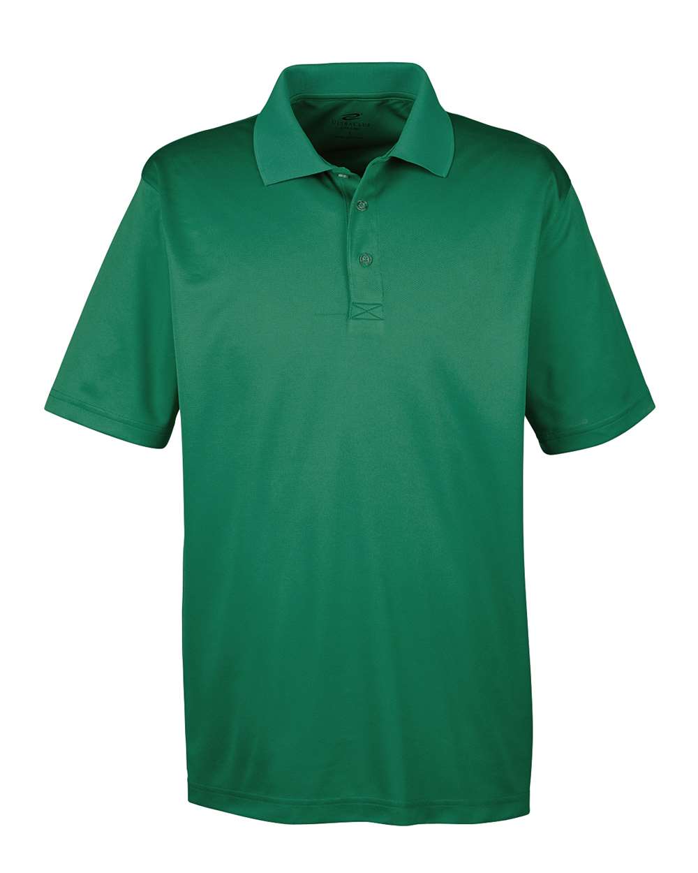 Front View of Forest Green Men&#39;s Cool &amp; Dry Sport Polo - 8405