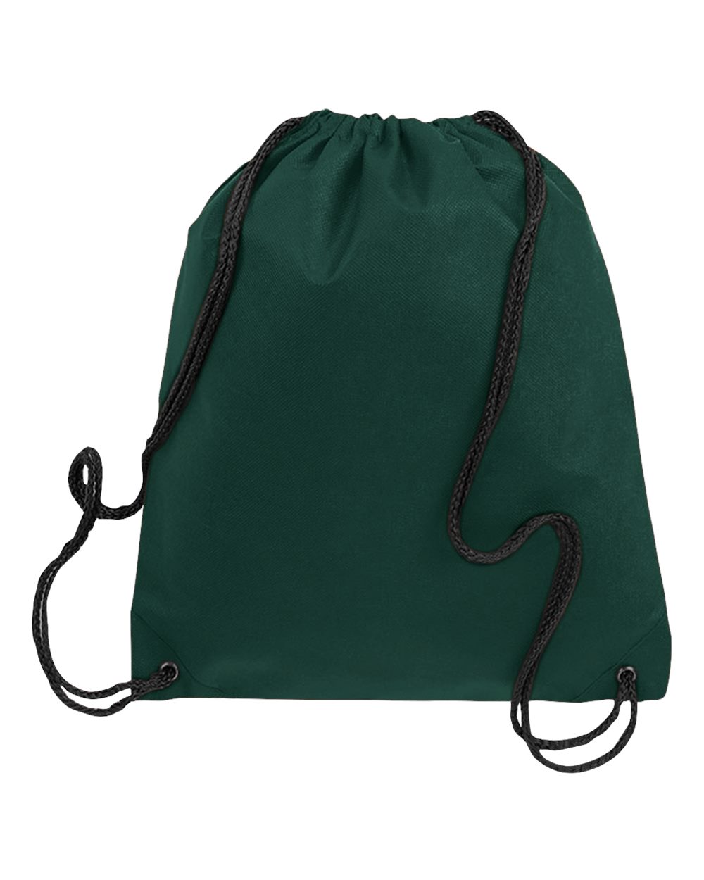 Front View of Forest Green Non-Woven Sportpack - Q1235