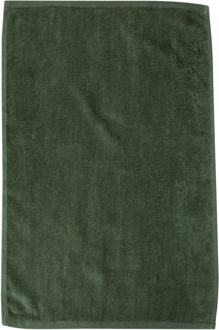 Front View of Forest Hemmed Hand Towel - T200