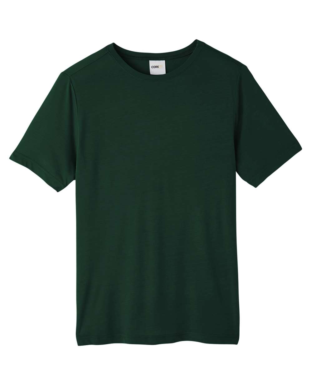 Front View of Forest Unisex Fusion ChromaSoft™ Performance T-Shirt - CE111