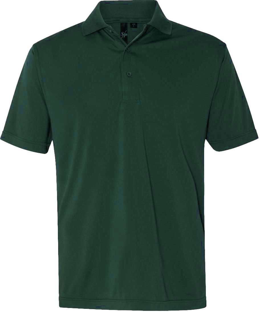 Front View of Forest Value Polyester Polo - 0100