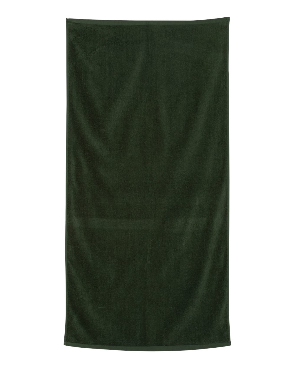 Front View of Forest Velour Beach Towel - QV3060