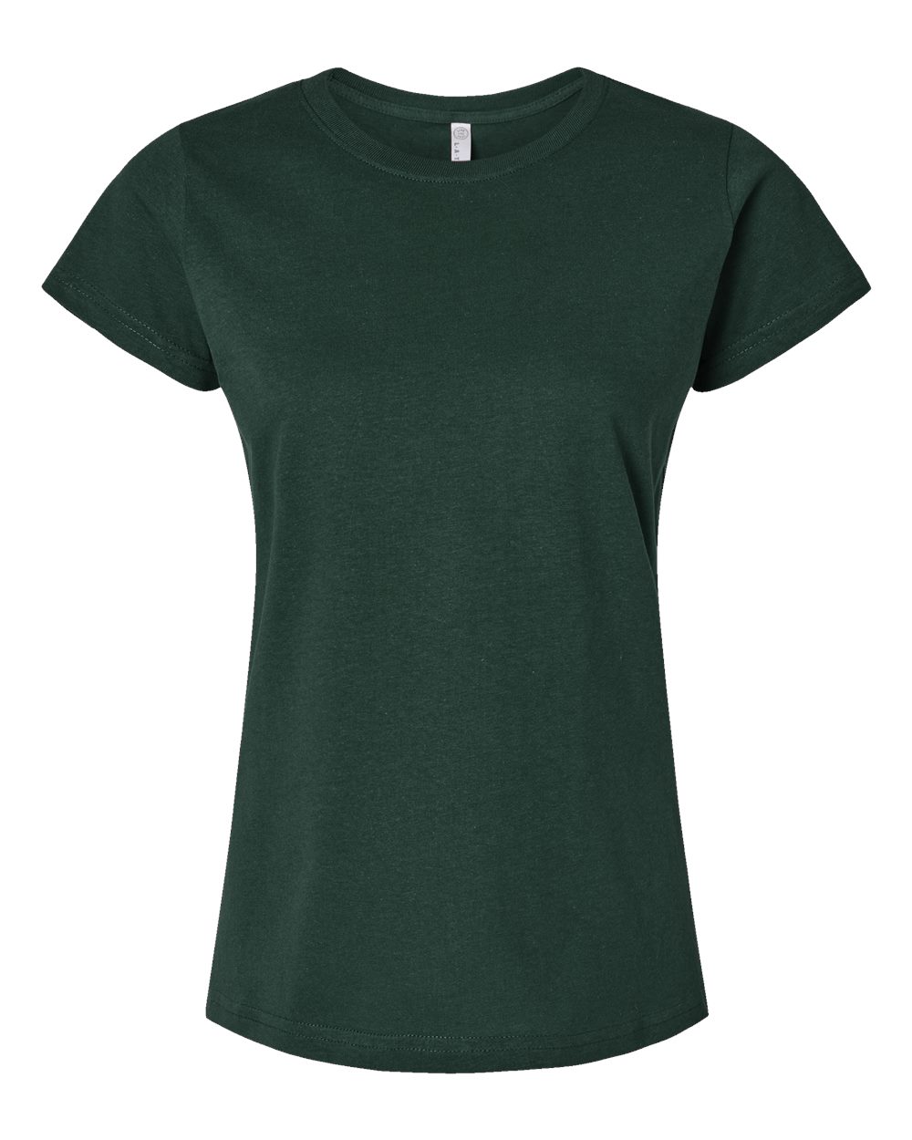 Front View of Forest Women's Fine Jersey Tee - 3516