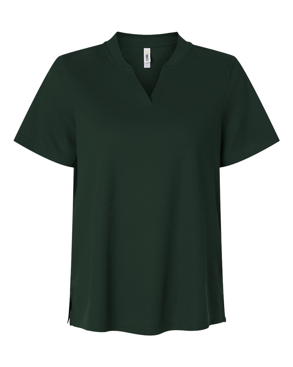 Front View of Forest Women's Nova Performance Pique Polo - CE108W
