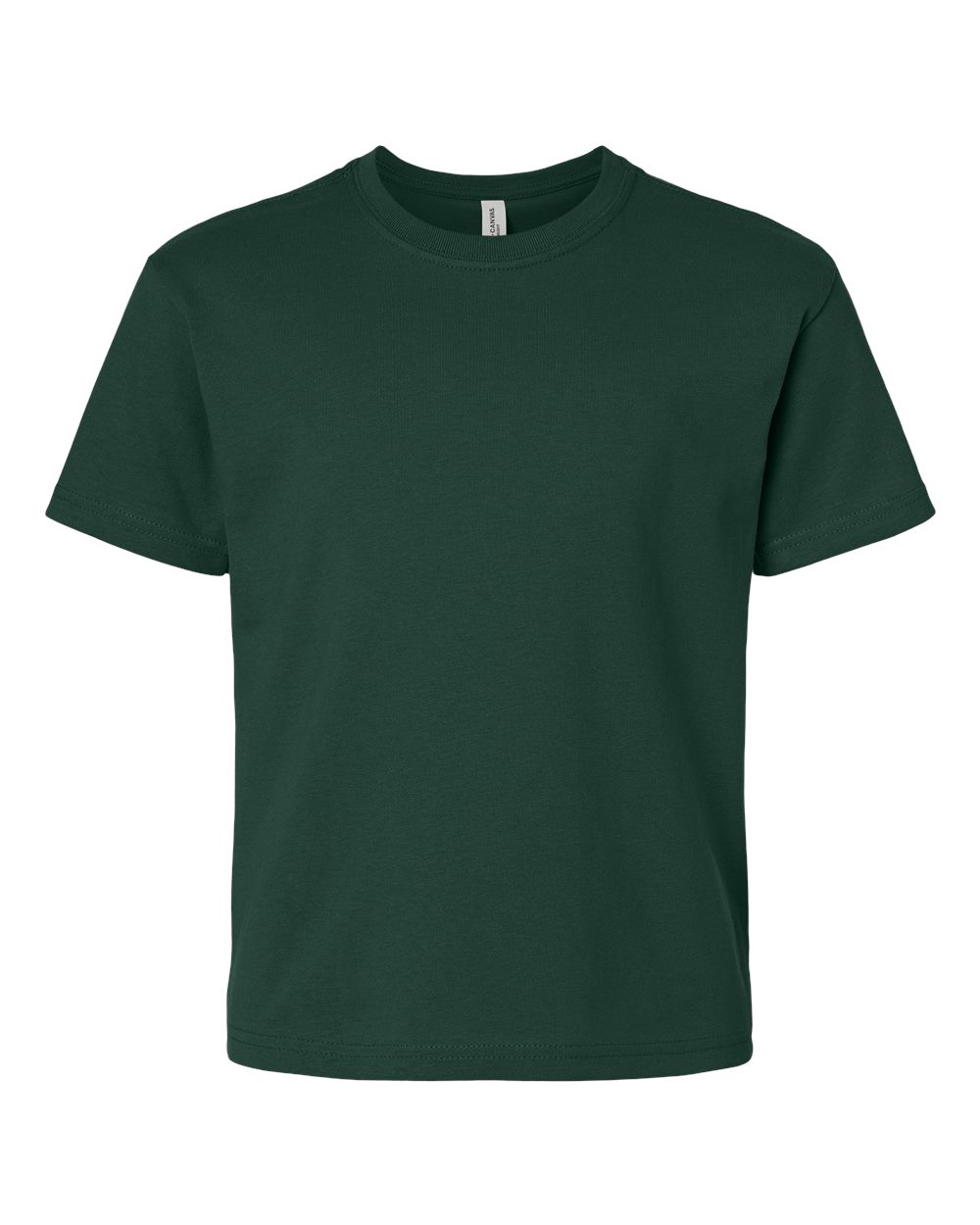 Front View of Forest Youth 6oz. Heavyweight Tee - 3010Y