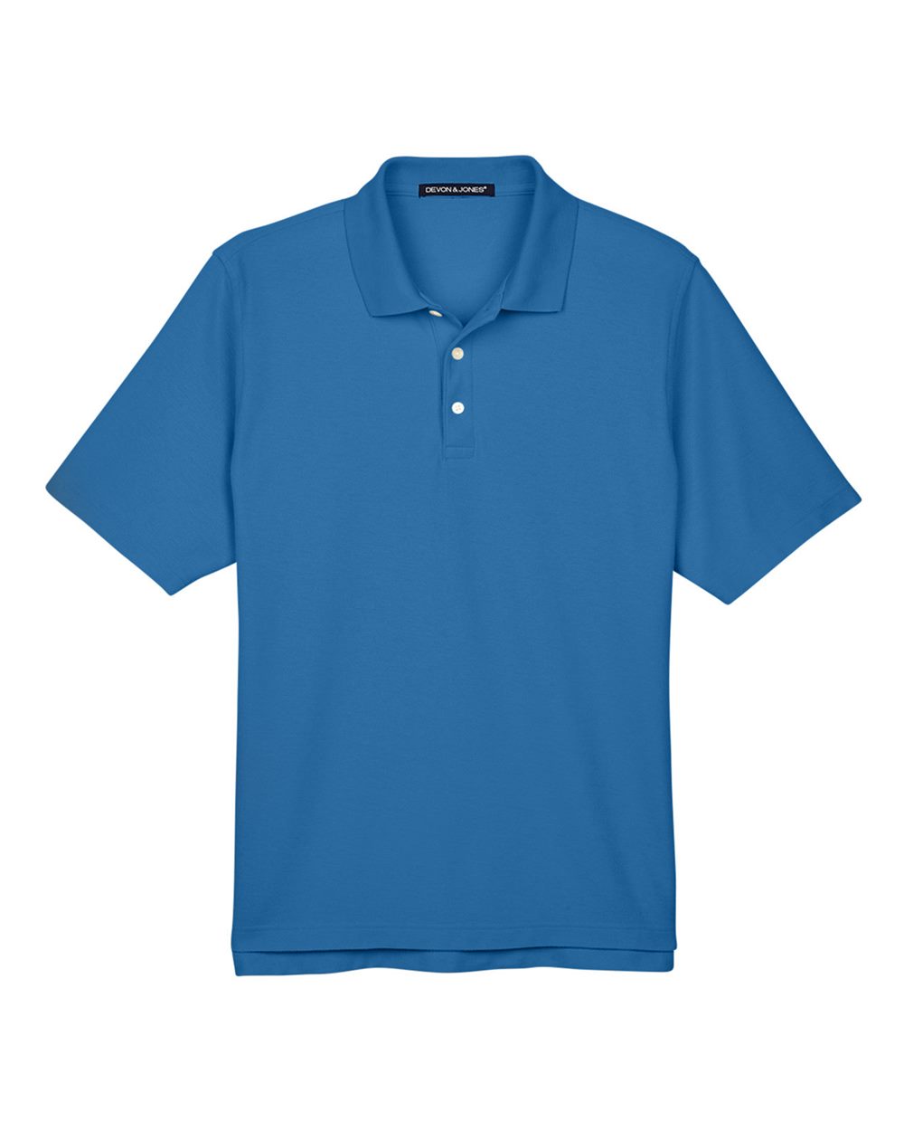 Front View of French Blue Men's DRYTEC20™ Performance Polo - DG150