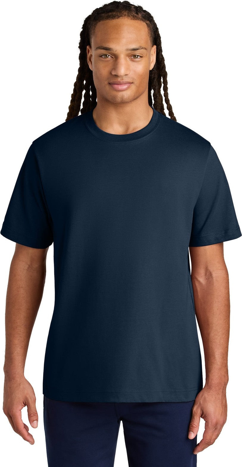 Front View of FrenchNavy Stanley/Stella Unisex Freestyler Heavyweight Tee SXU018
