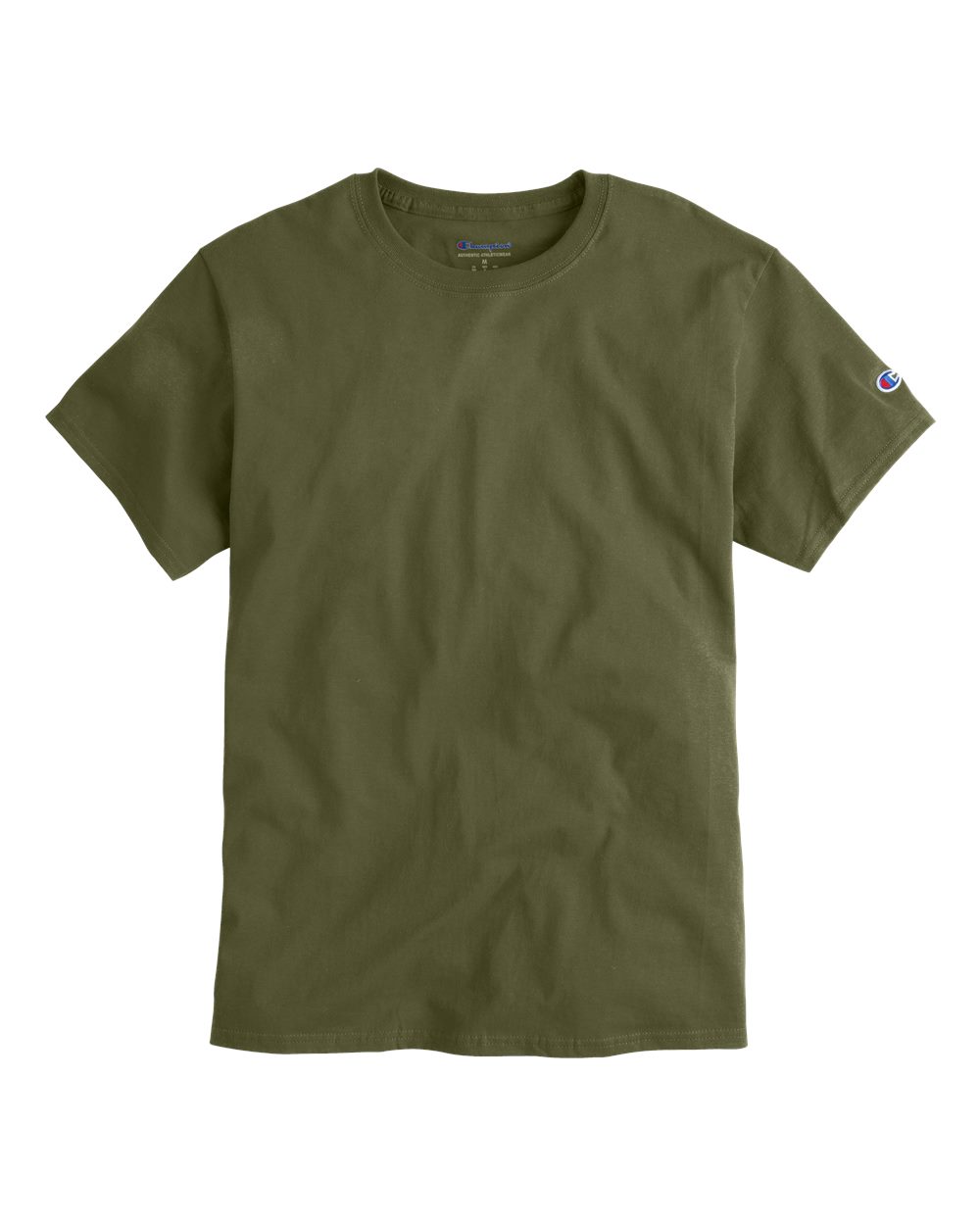 Front View of Fresh Olive T-Shirt - T425