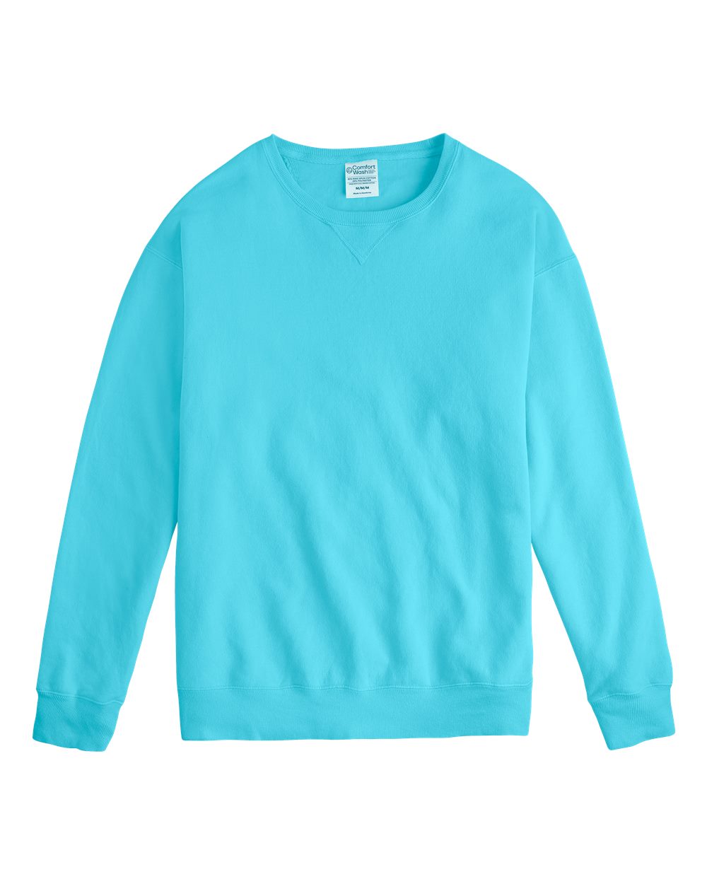 Front View of Freshwater Garment-Dyed Crewneck Sweatshirt - GDH400