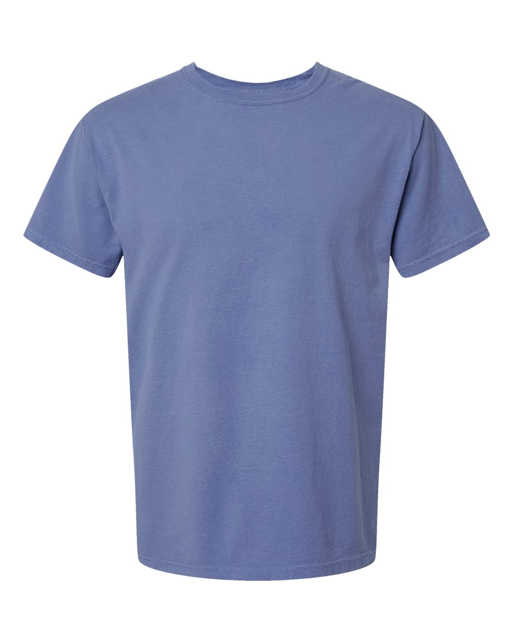 Front View of Frontier Blue Garment-Dyed T-Shirt - GDH100