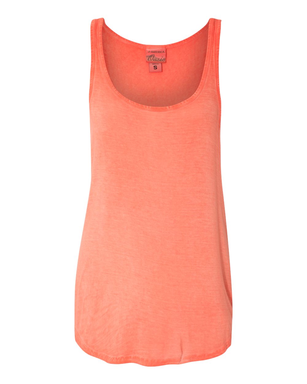 Front View of Fusion Coral Women&#39;s Oasis Wash Tank Top - 8133