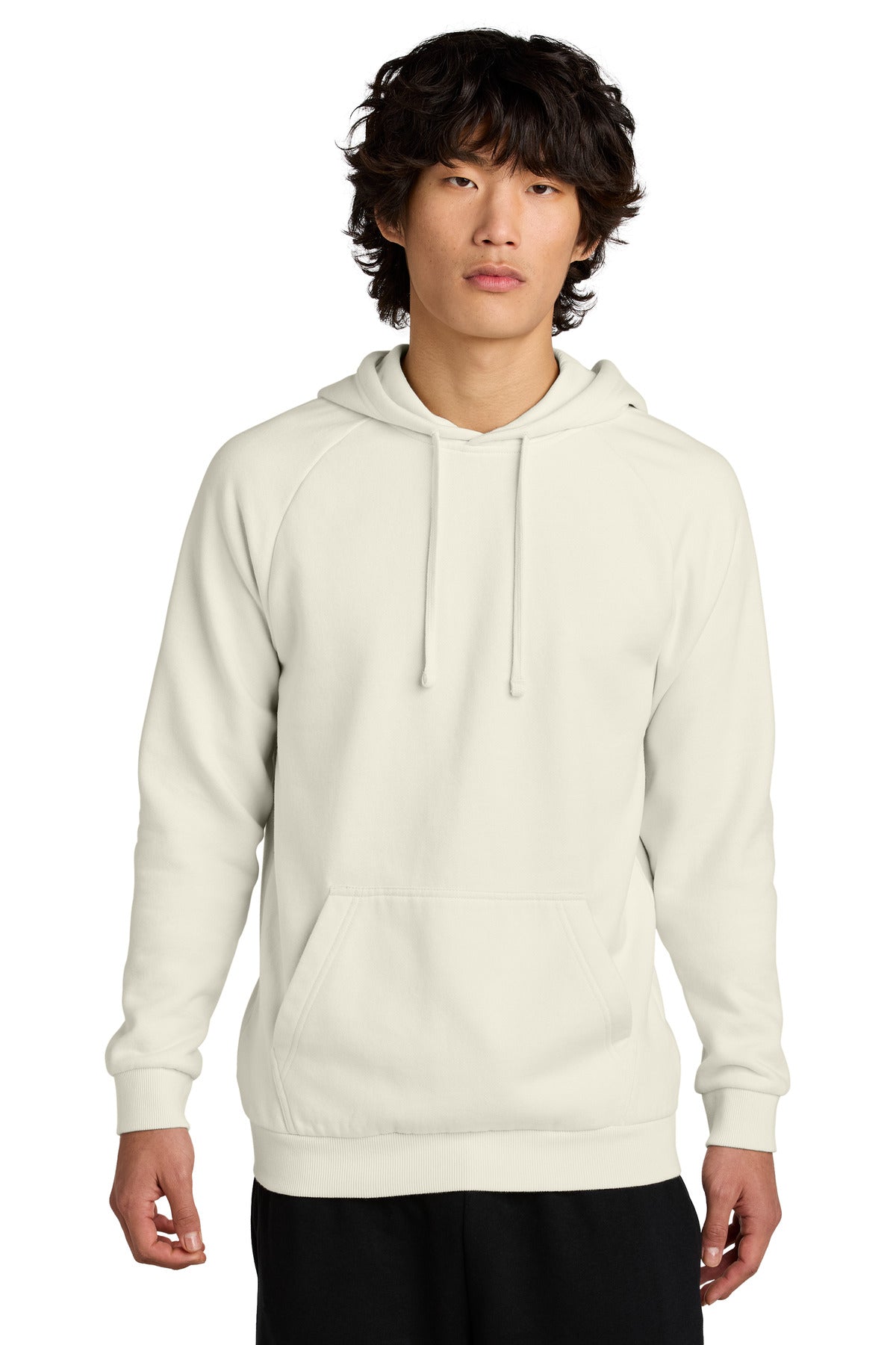 Front View of Gardenia District Cloud Fleece Hoodie DT7800