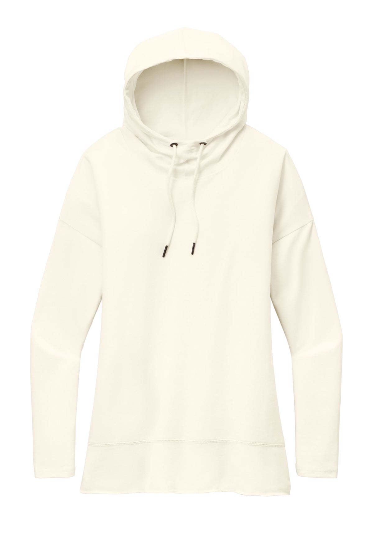 Front View of Gardenia District Women's Featherweight French Terry Hoodie DT671