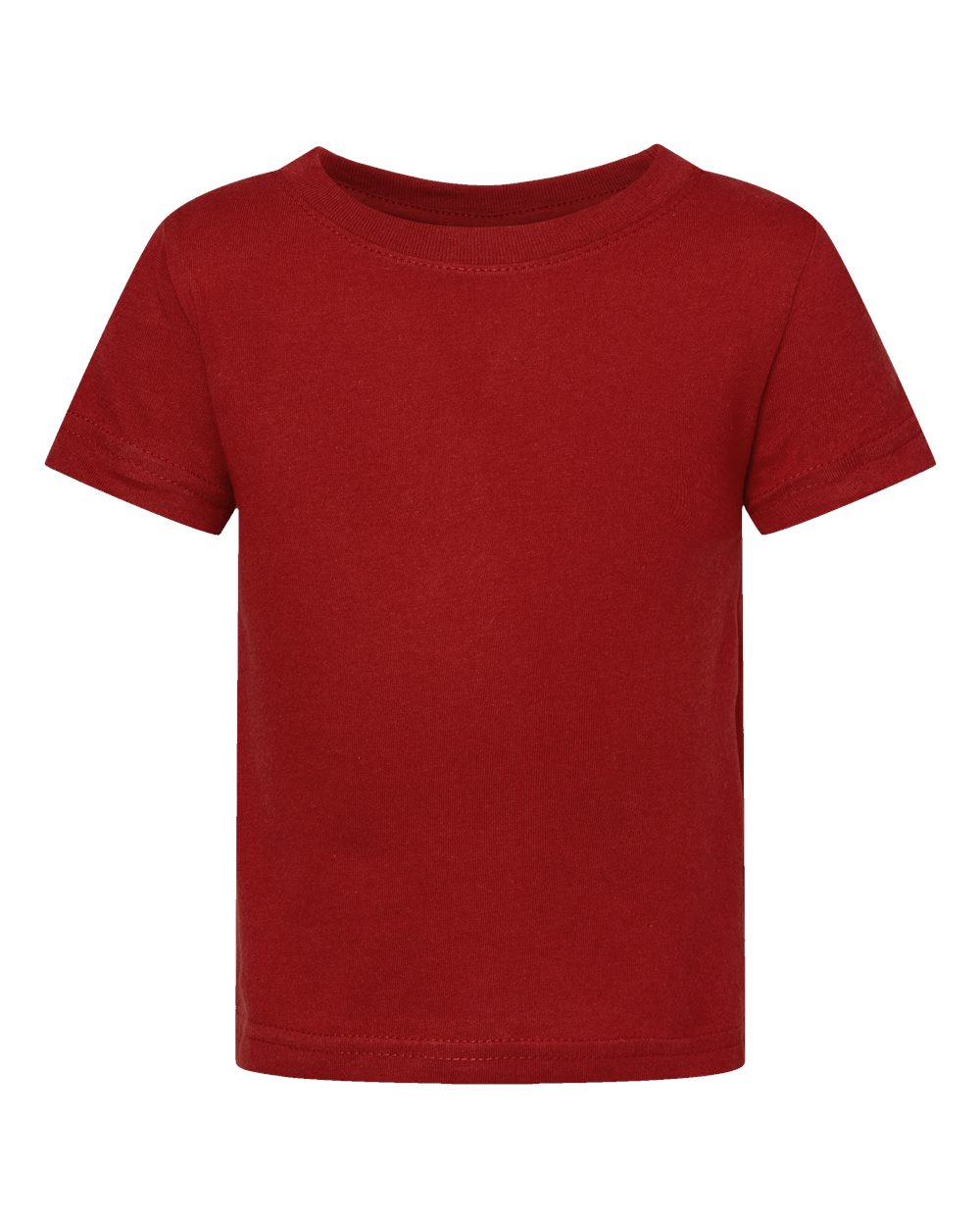 Front View of Garnet Infant Fine Jersey Tee - 3322