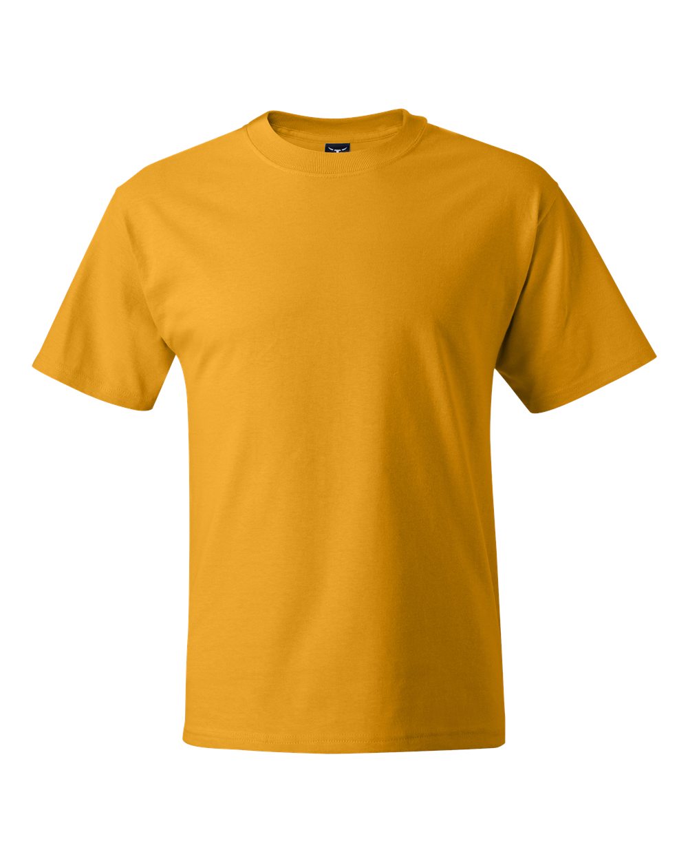 Front View of Gold Beefy-T® T-Shirt - 5180
