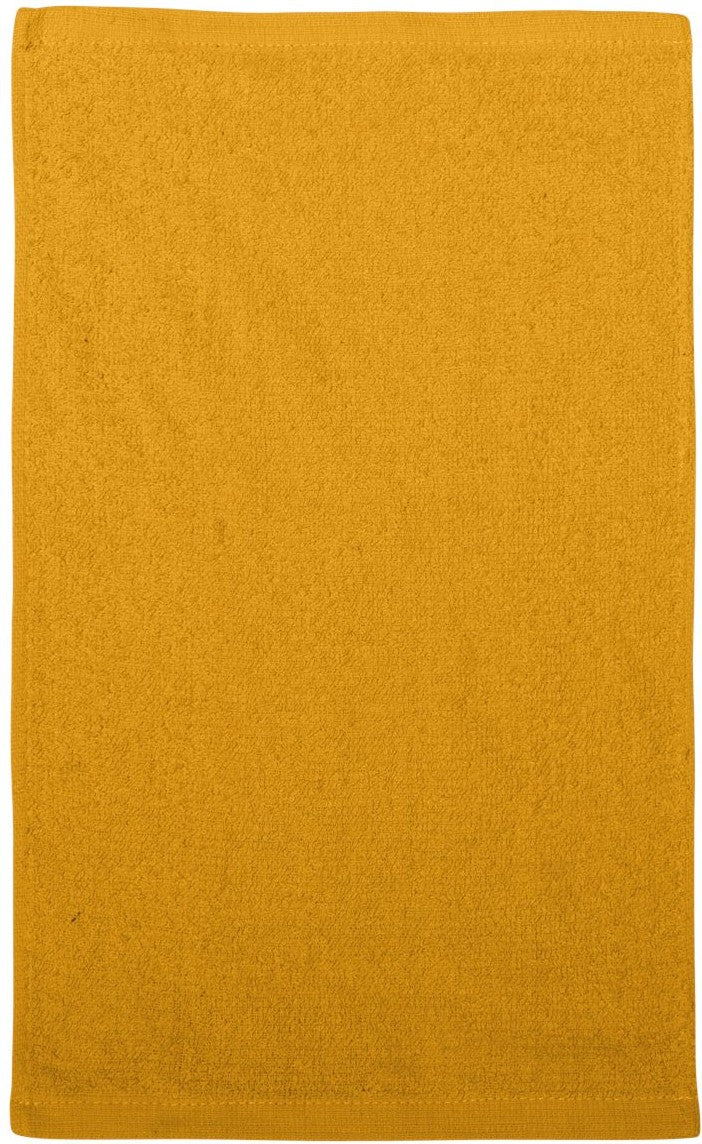 Front View of Gold Budget Rally Towel - T18
