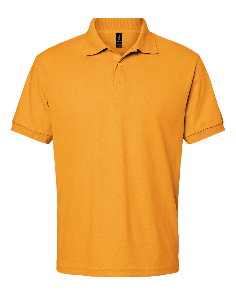 Front View of Gold DryBlend® Jersey Polo - 8800