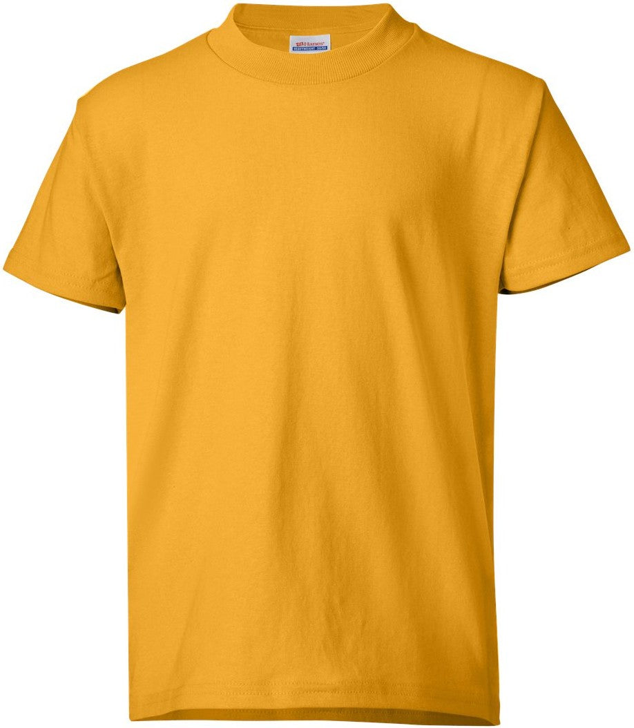Front View of Gold Ecosmart™ Youth T-Shirt - 5370