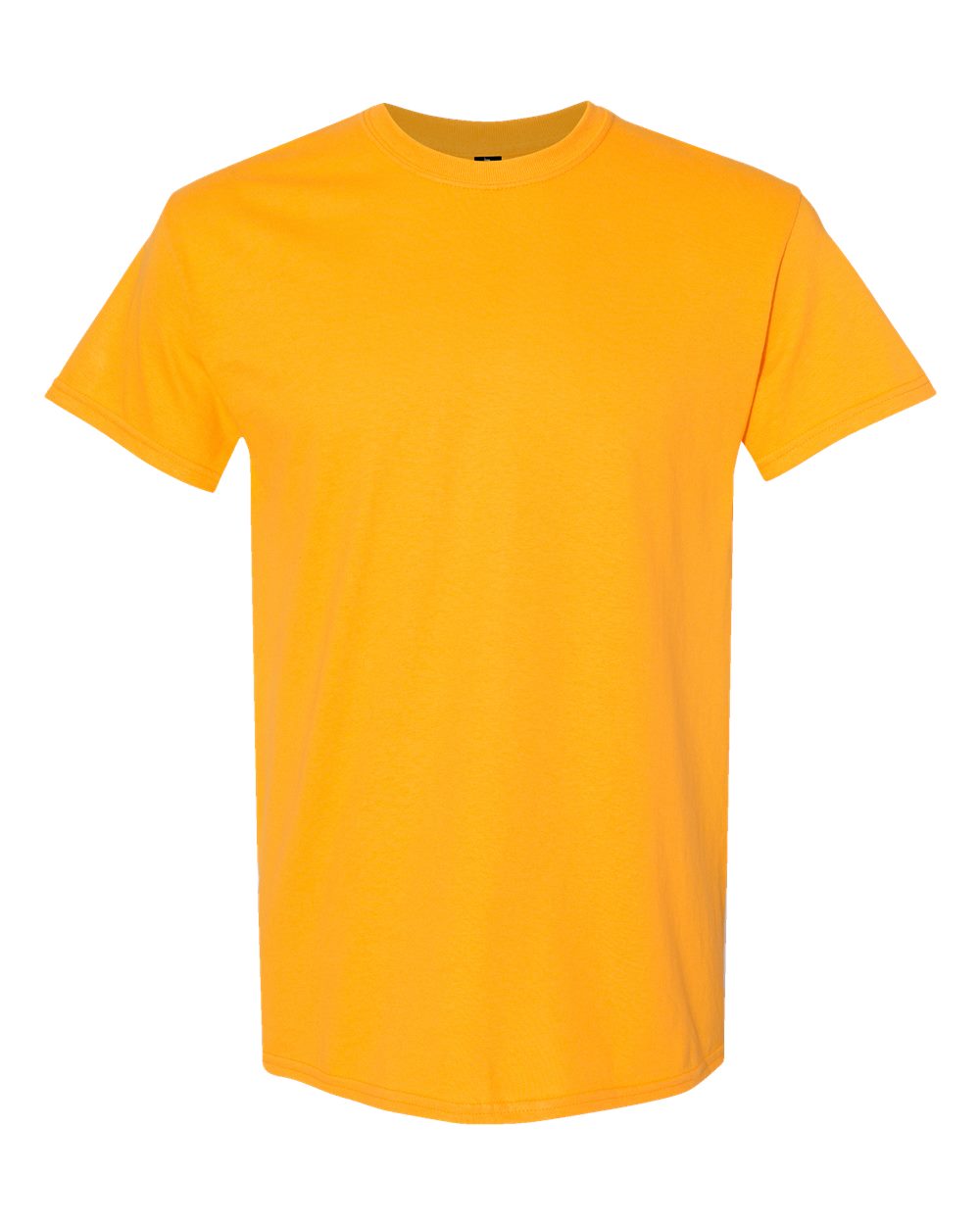Front View of Gold Heavy Cotton™ T-Shirt - 5000
