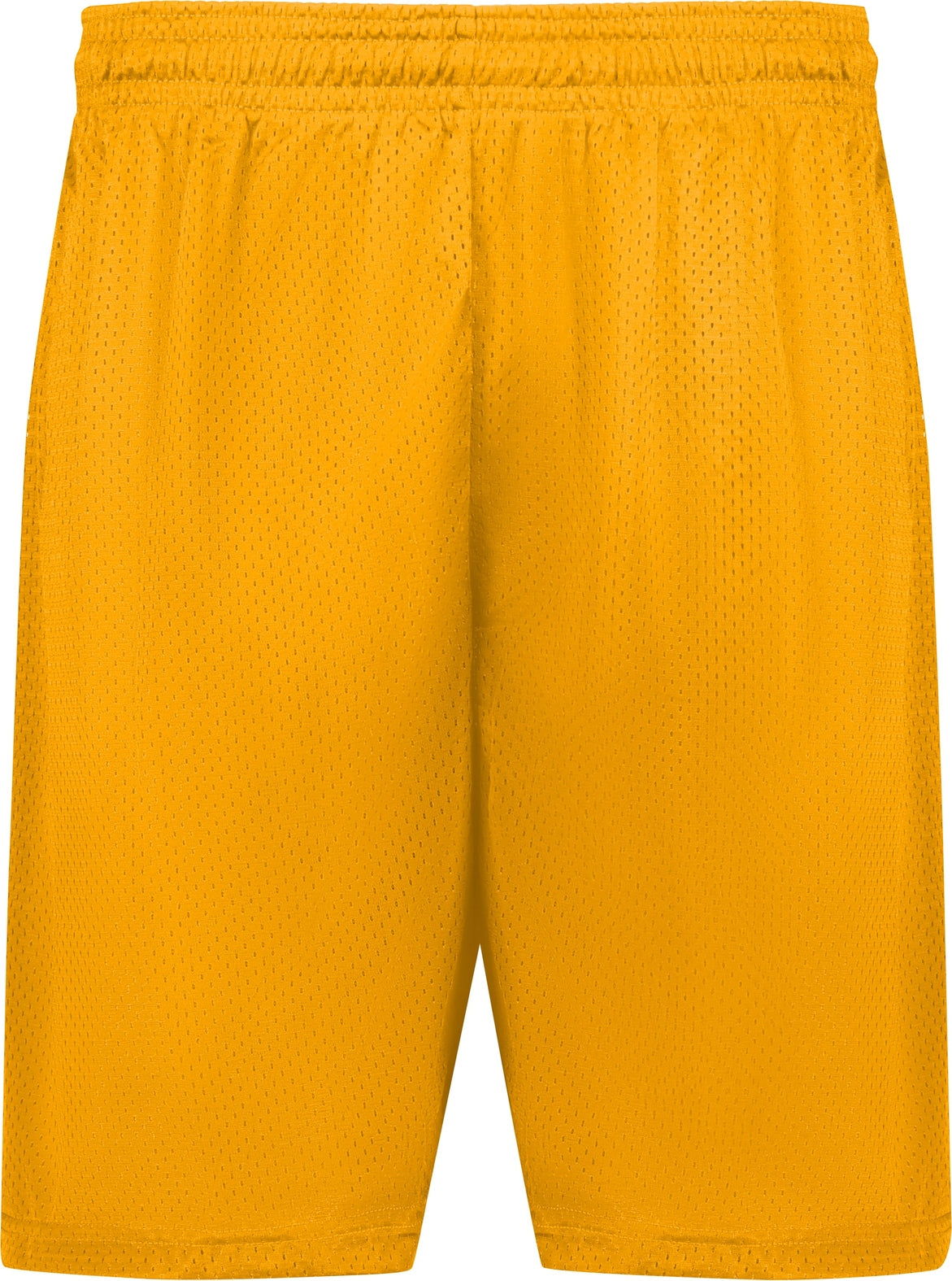Front View of GOLD MESH/TRICOT SHORT