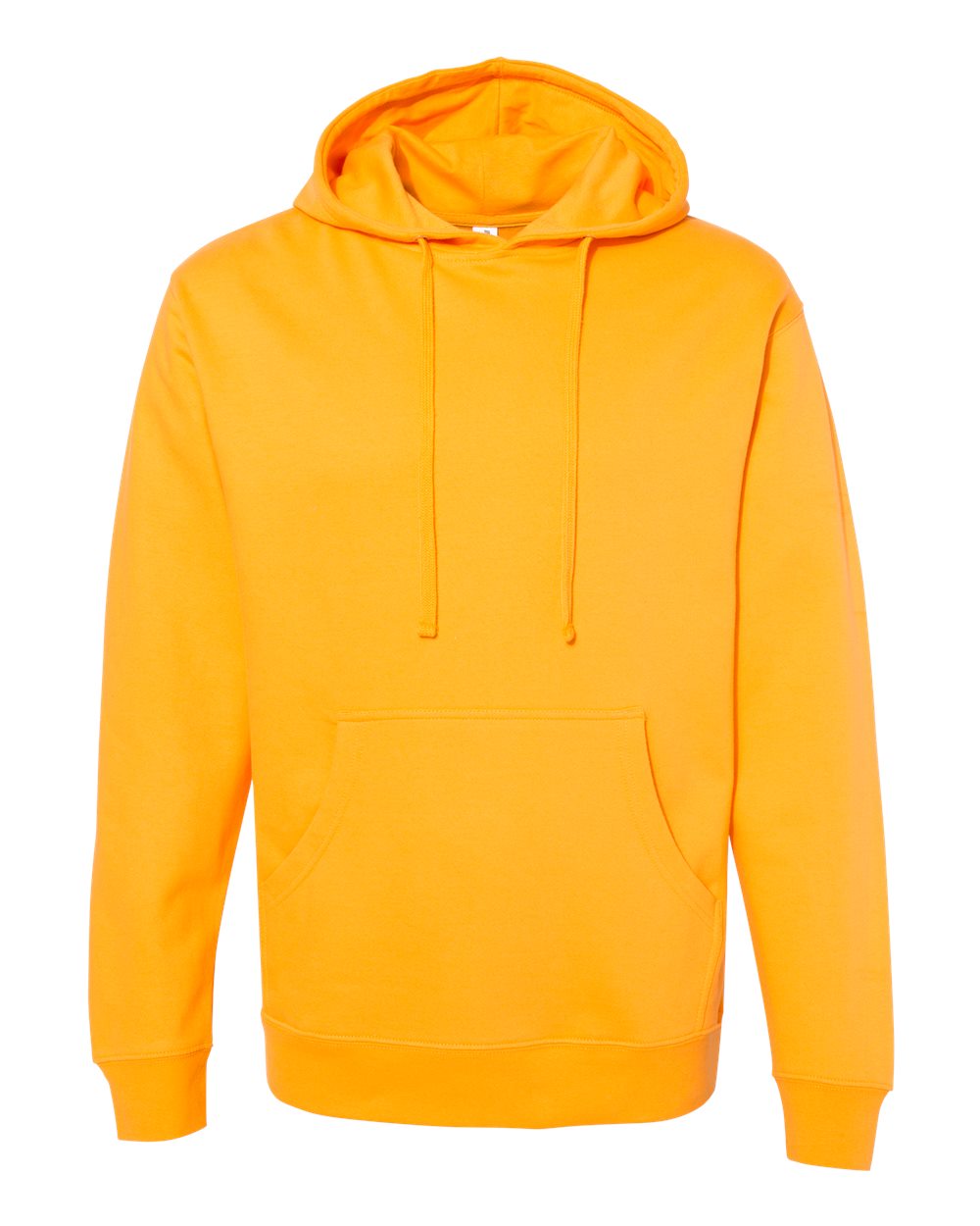 Front View of Gold Midweight Hooded Sweatshirt - SS4500