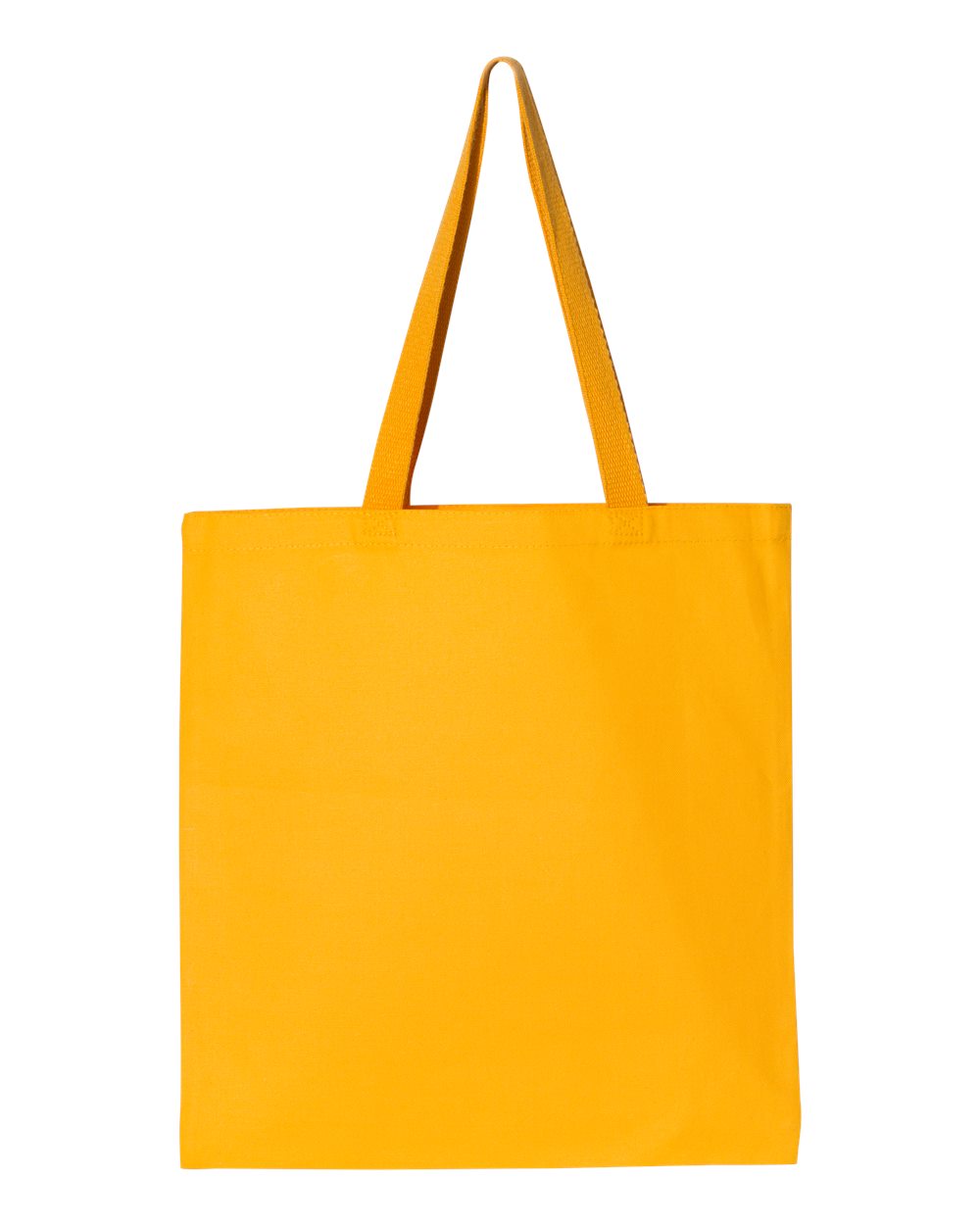 Front View of Gold Promotional Tote - Q800