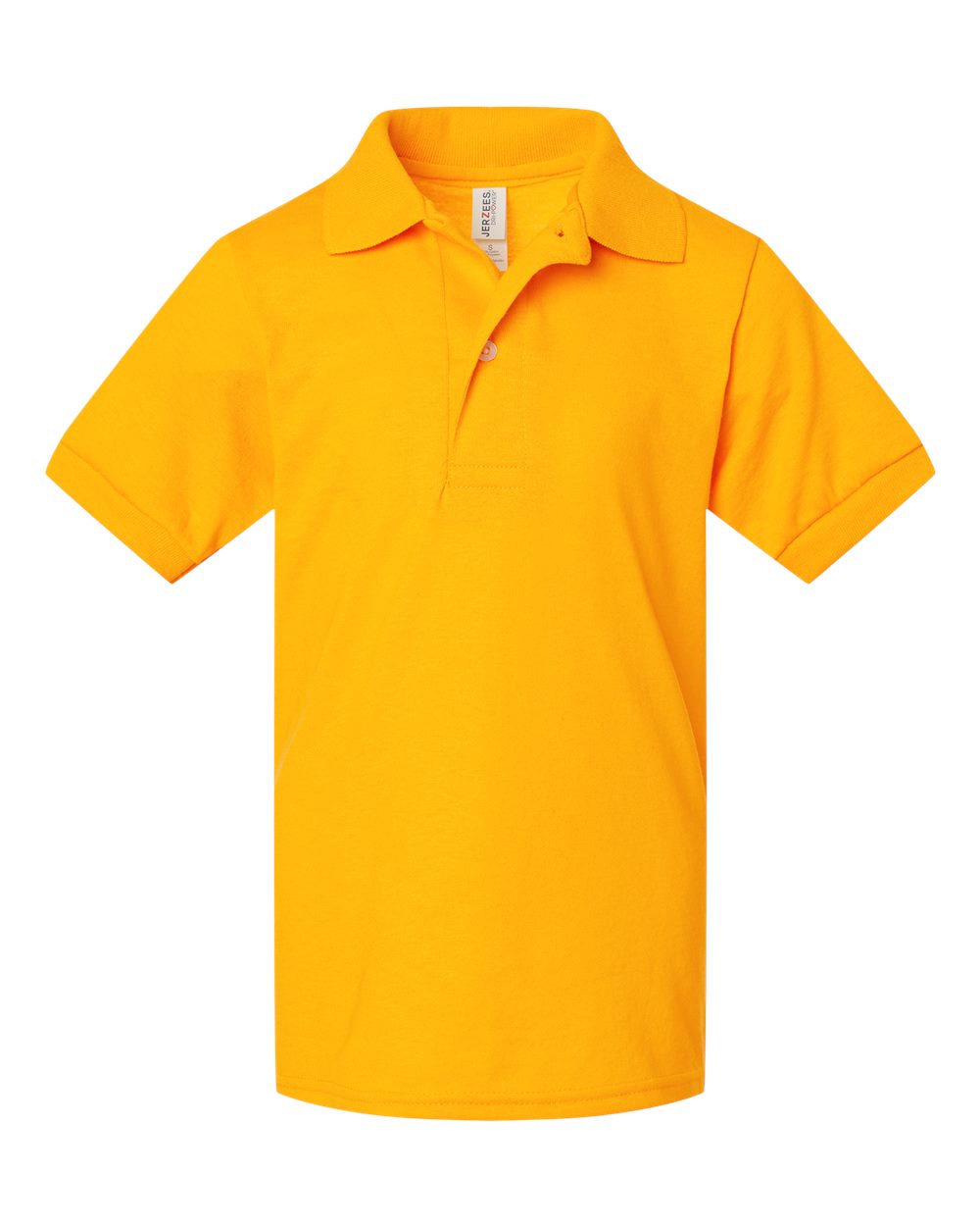 Front View of Gold Youth Dri-Power® Polo - 437K
