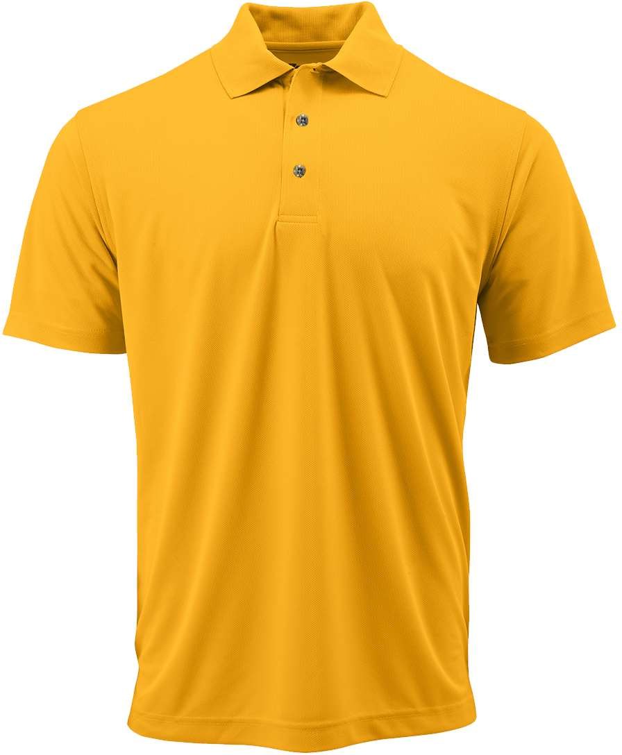 Gold Youth Saratoga Performance Mini Mesh Polo - 108Y