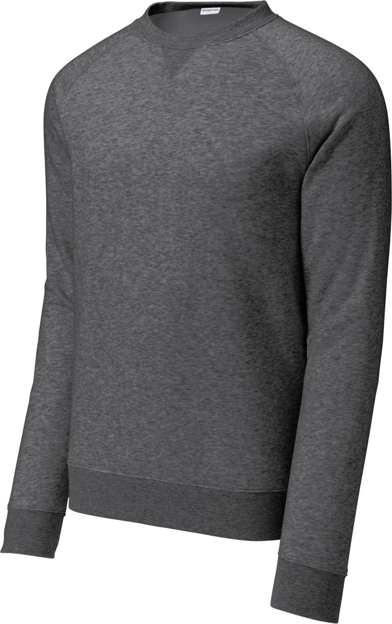 Front View of GphHeather Sport-Tek Drive Fleece Crewneck STF203