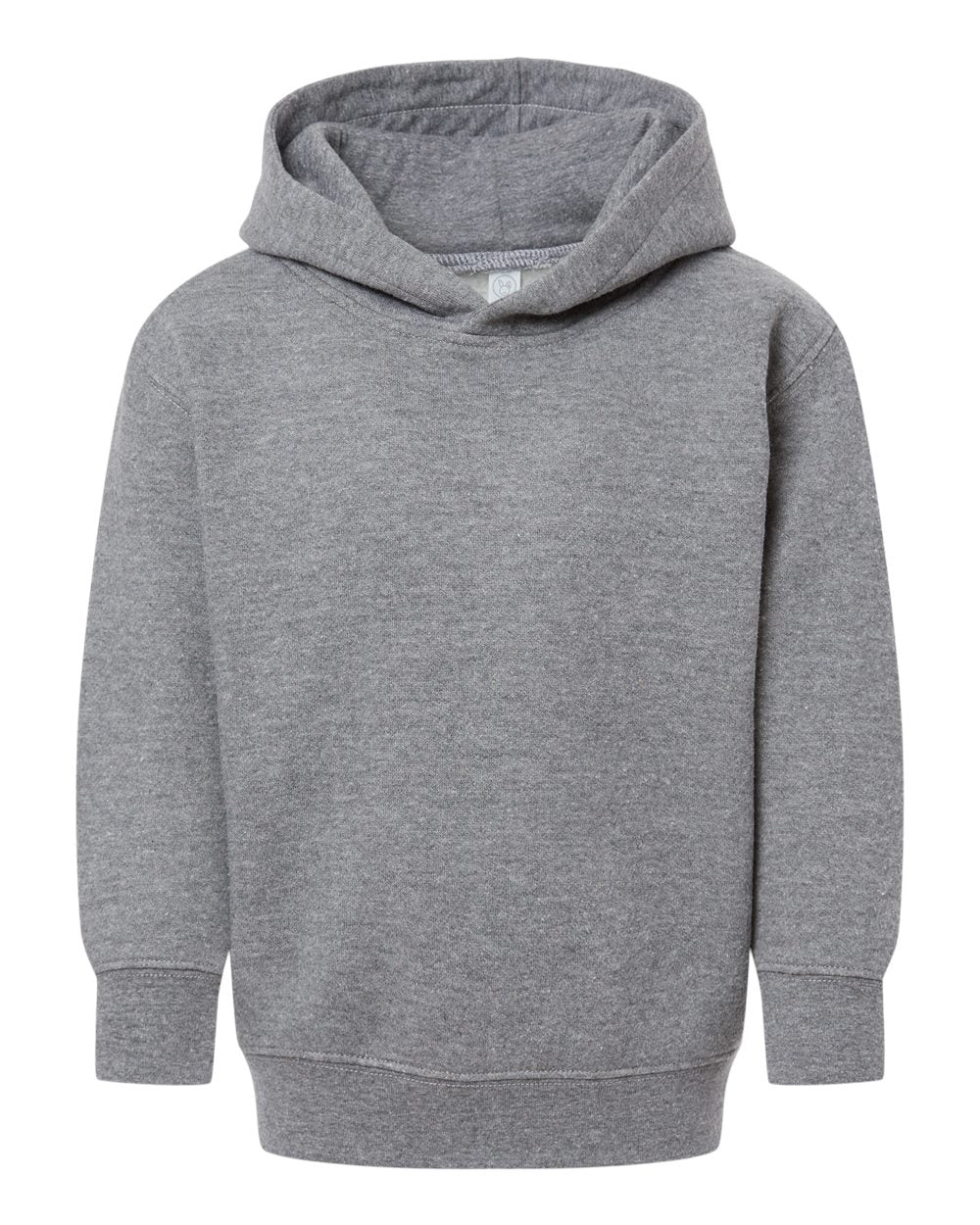 Front View of Granite Heather Toddler Pullover Fleece Hoodie - 3326