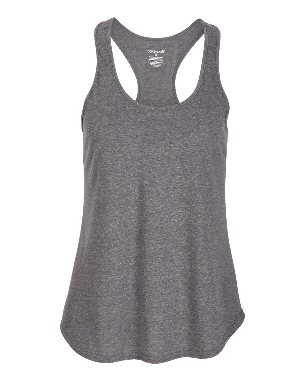 Front View of Granite Women's Essential Racerback Tank Top - BW2502