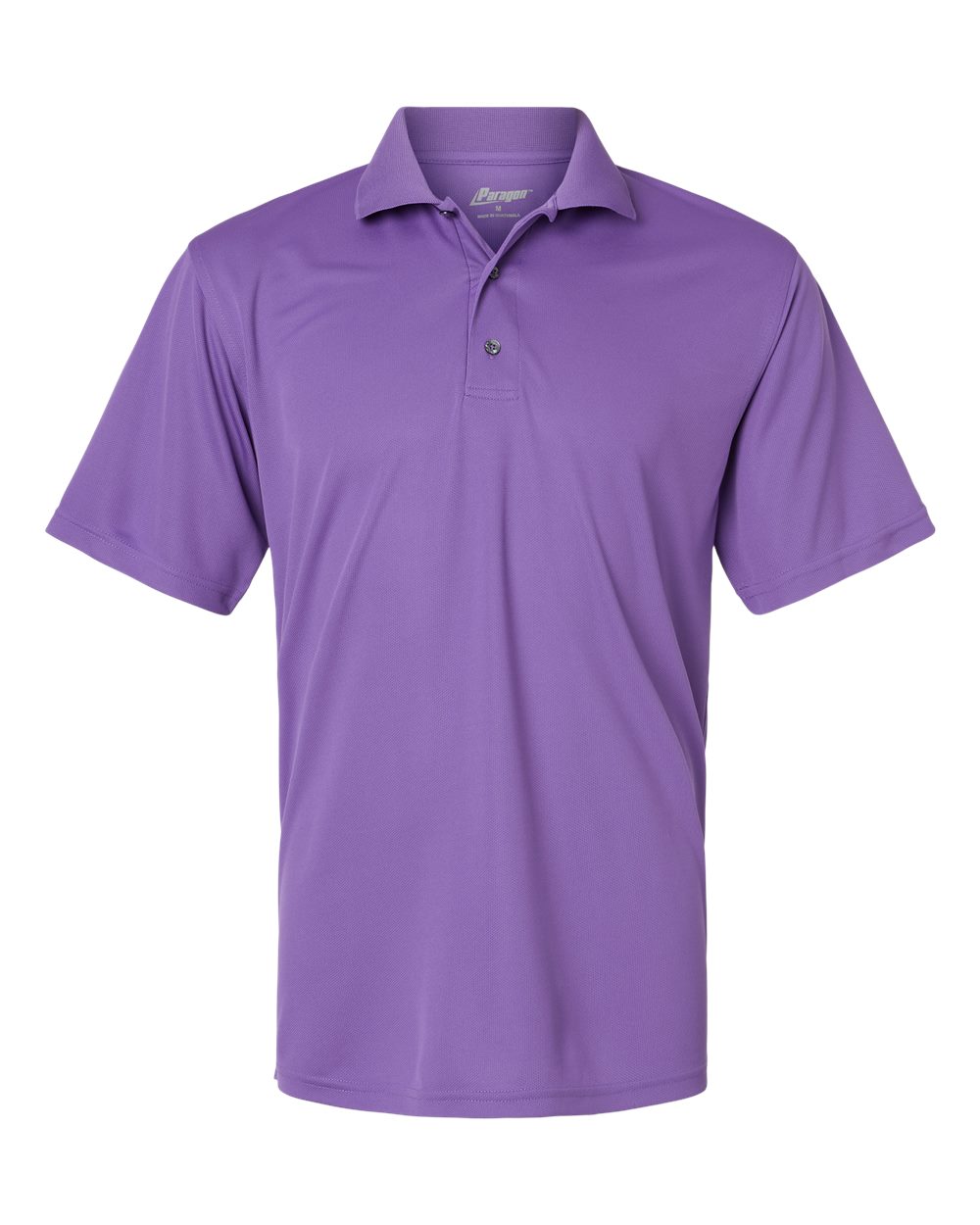 Front View of Grape Saratoga Performance Mini Mesh Polo - 100