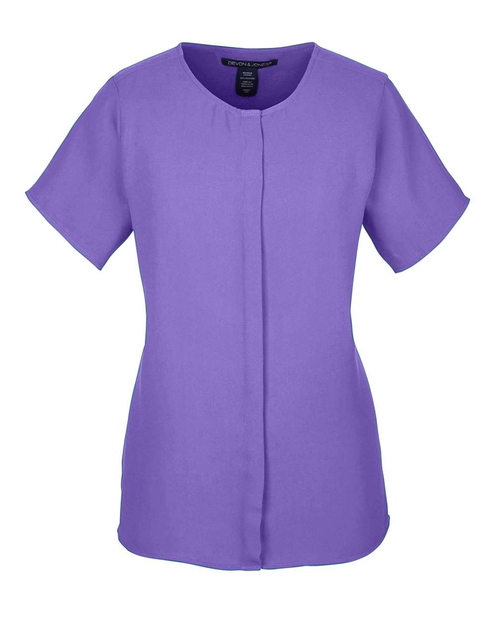 Front View of Grape Women&#39;s Perfect Fit™ Crepe Blouse - DP612W