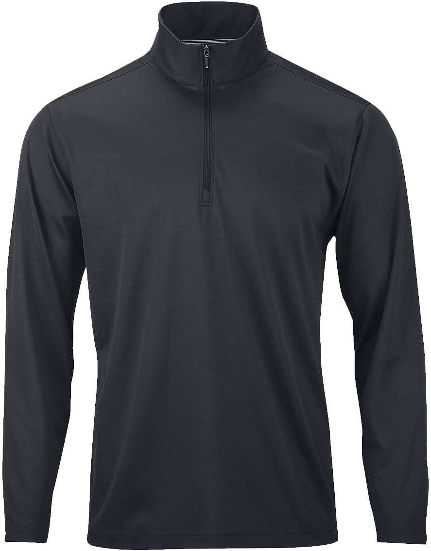 Front View of Graphite Breckenridge Quarter-Zip Pullover - 164