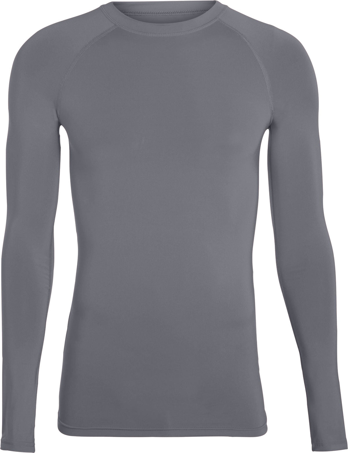 Front View of GRAPHITE HYPERFORM LS COMPRESSION SHIRT