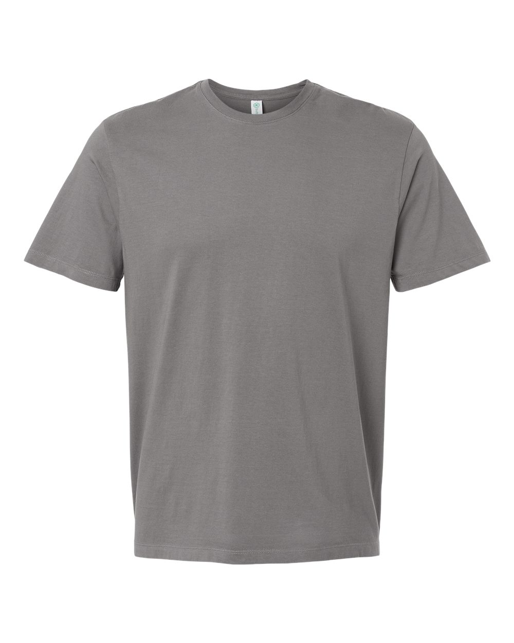 Front View of Graphite Organic T-Shirt - 400