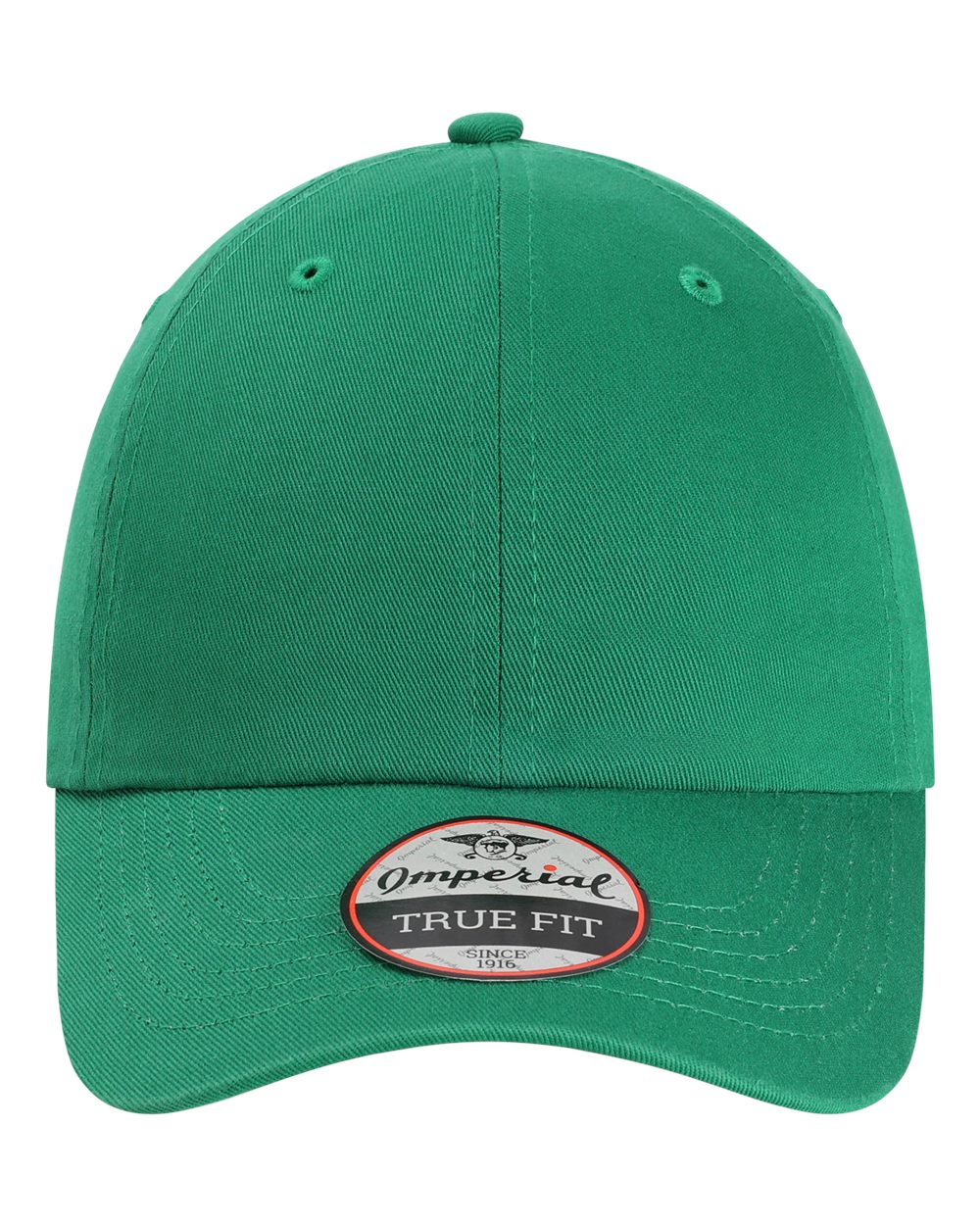 Front View of Grass Green The Original Buckle Dad Hat - X210B