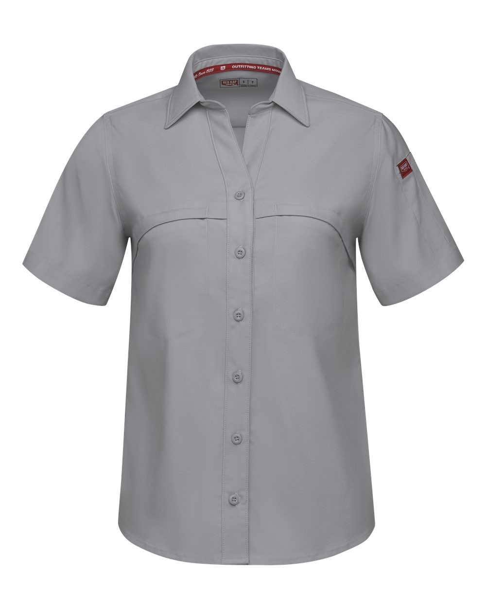 Front View of Gravel Women's Cooling Work Shirt - TSW1