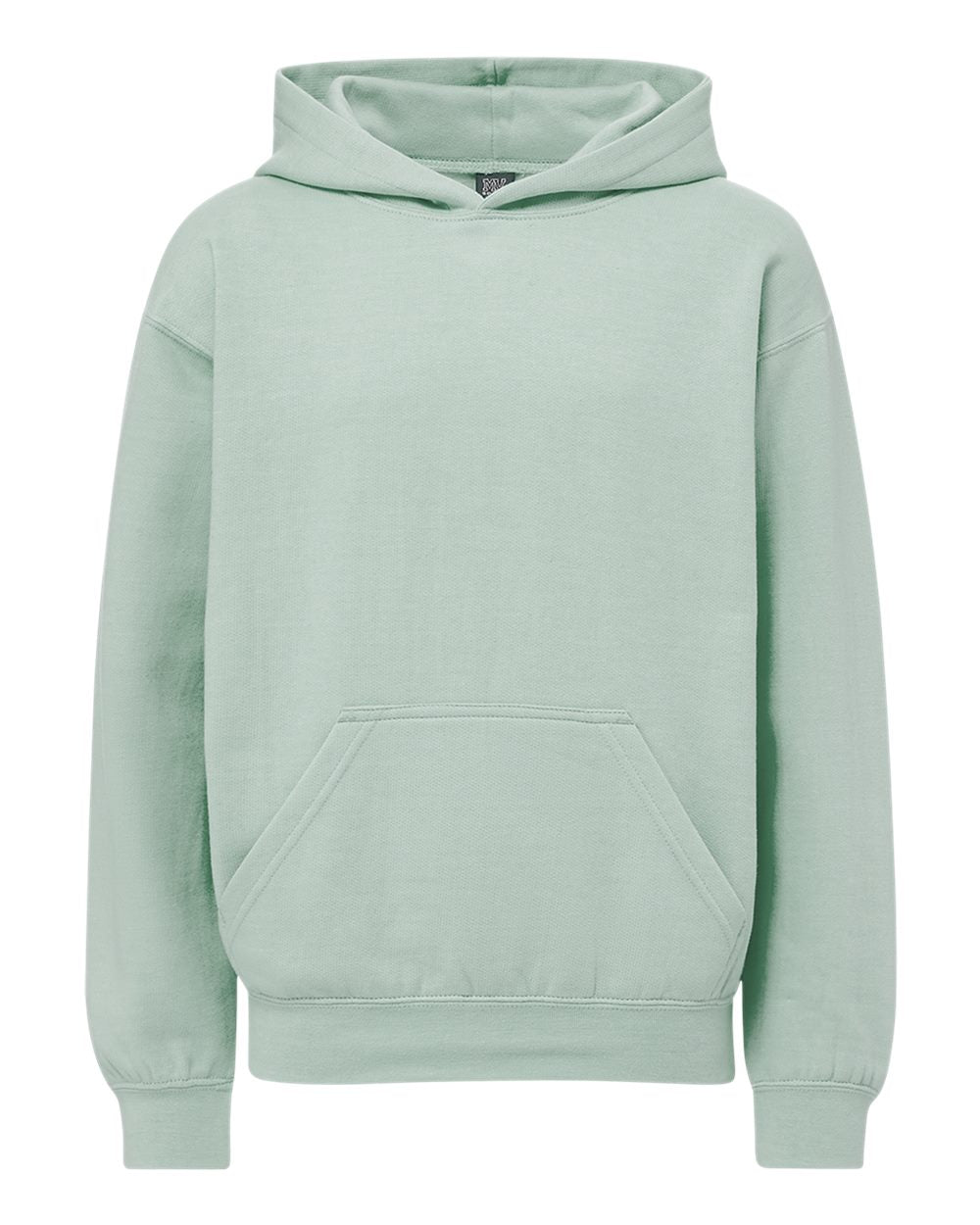 Front View of Greenstone Youth Buddy Hooded Sweatshirt - 23153Y plain