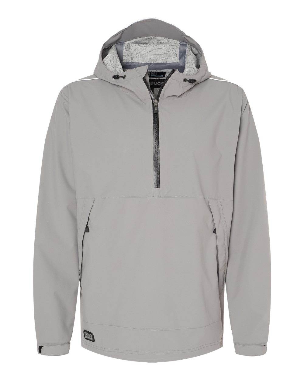 Front View of Grey Challenger Anorak - 5339