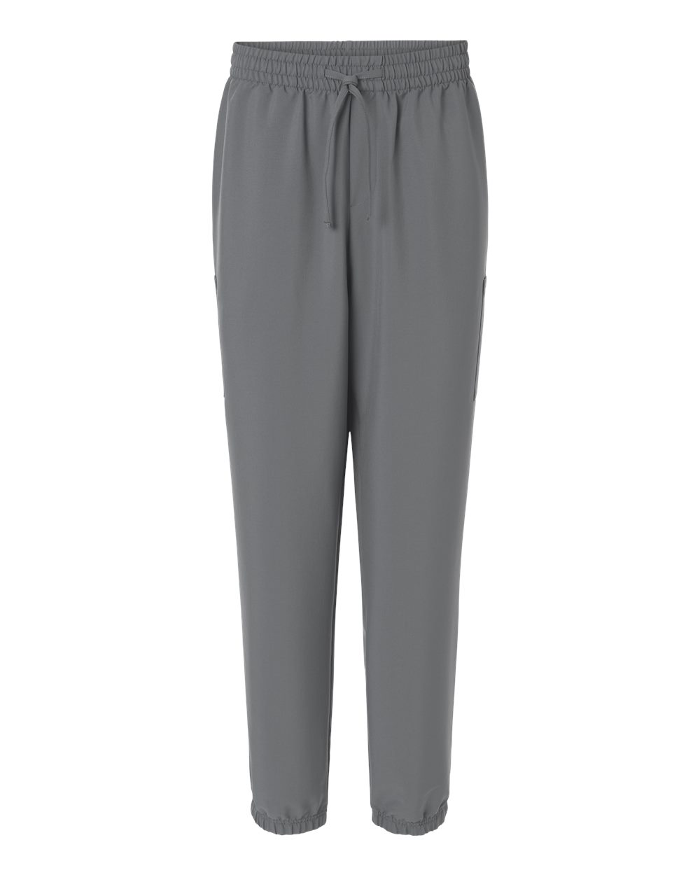 Front View of Grey Men's Scrub Joggers - HMB001