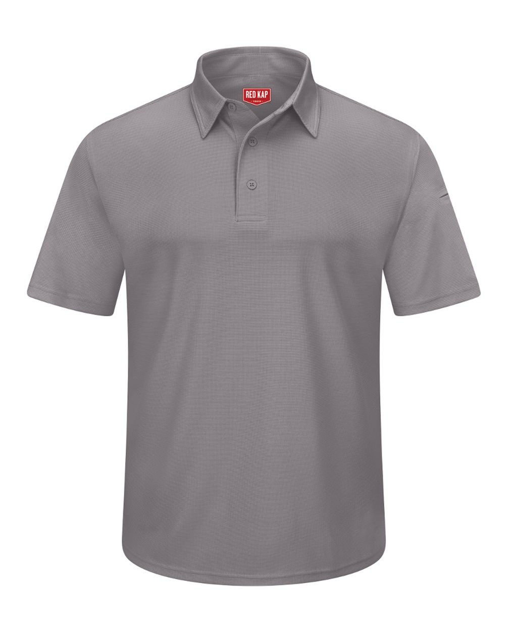 Front View of Grey Performance Knit® Flex Series Pro Polo - SK90