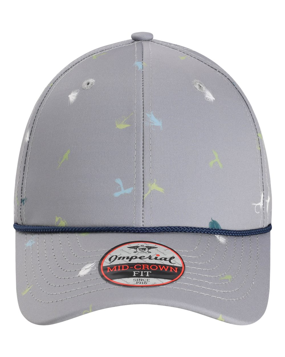 Front View of Grey The Outtasite Cap - 5058