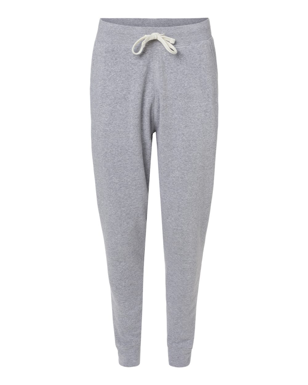 Front View of Grey Triblend Triblend Fleece Joggers - 8854