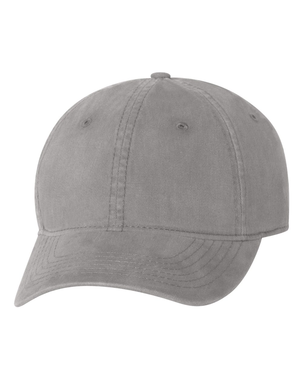Grey Unstructured Cap - AH35