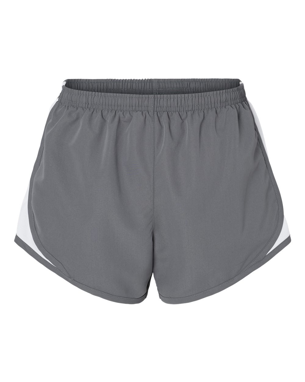 Front View of Grey Women's Sport Shorts - BW6102